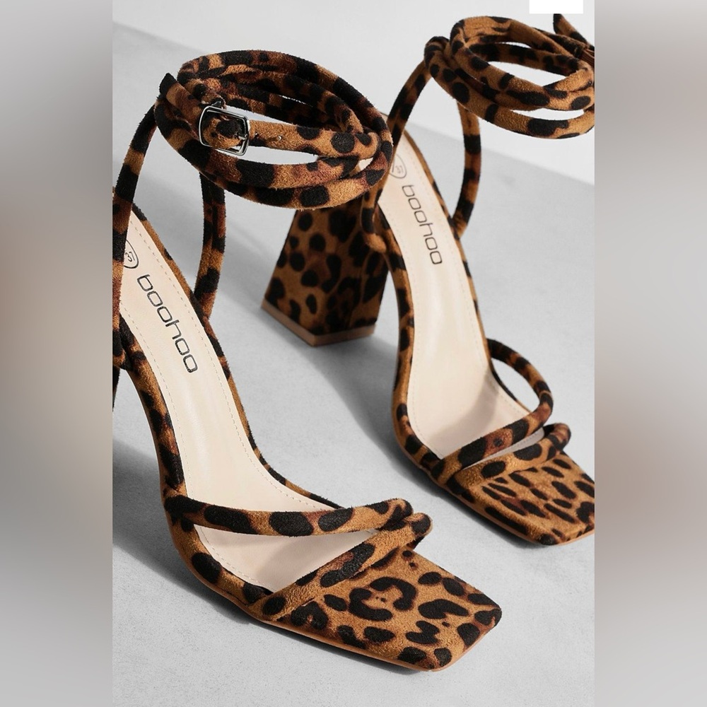 Leopard Block Heel - Picture 3 of 5